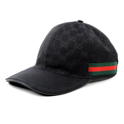 replica gucci cap|black Gucci baseball cap.